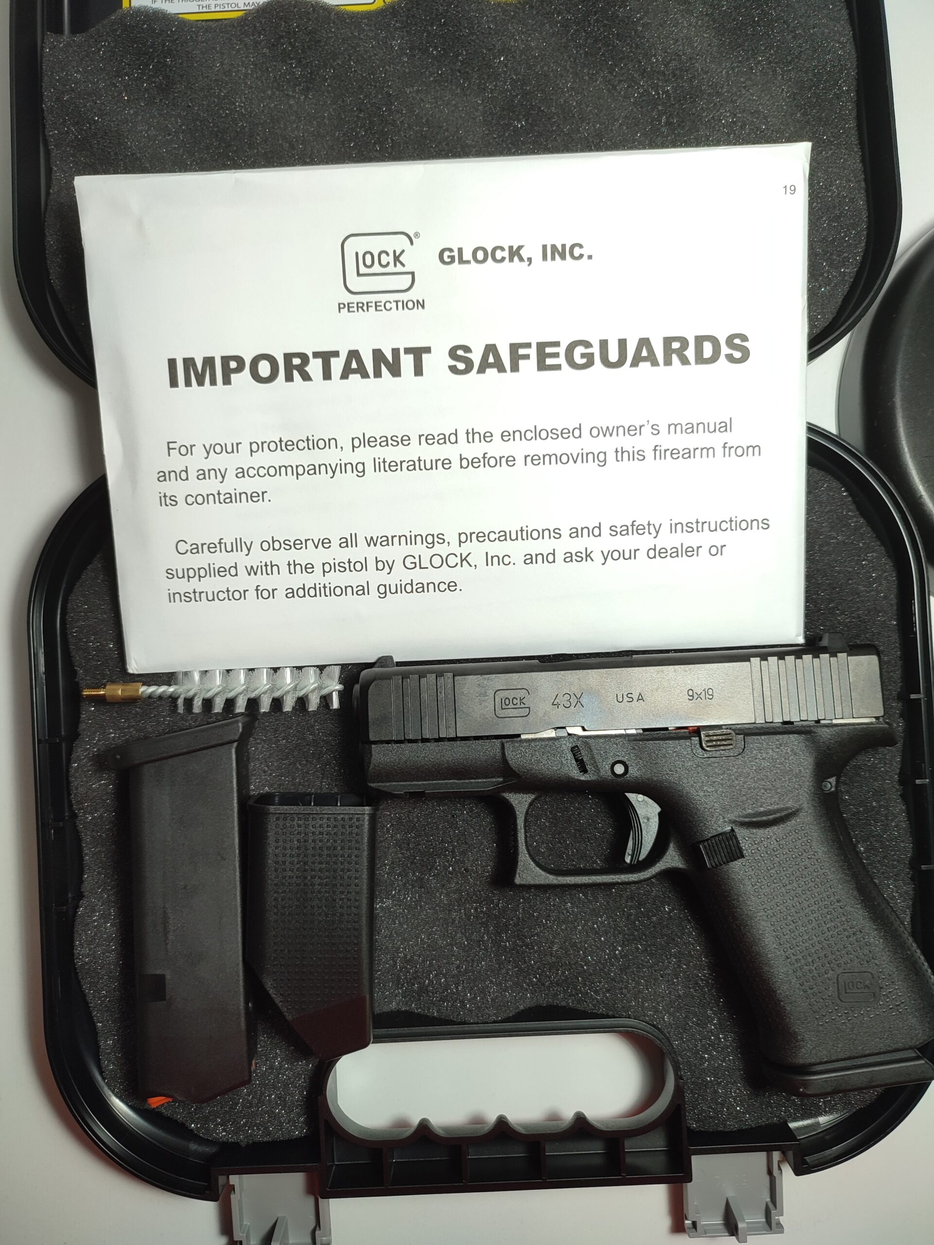 Glock 43X 100 Yıl Anısına Sıfır Kutusunda