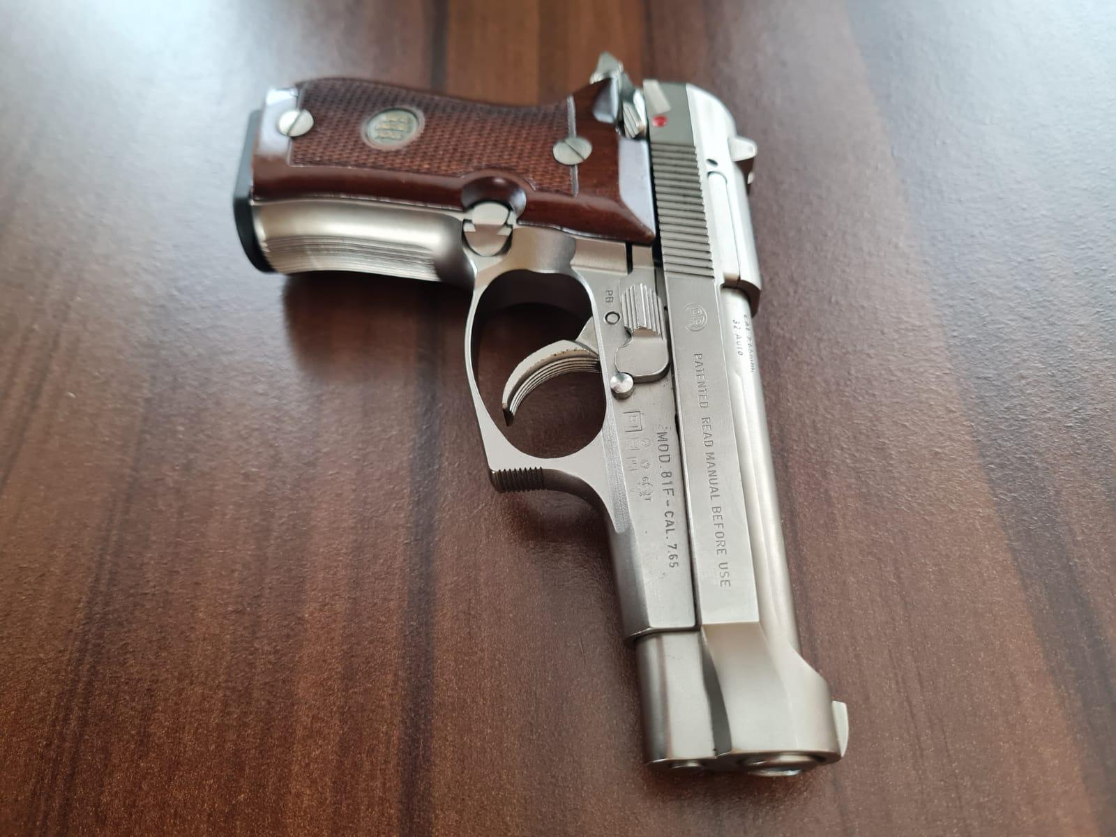 Yargı Mensubunun Koleksiyonundan Beretta F81 İnox Modeli