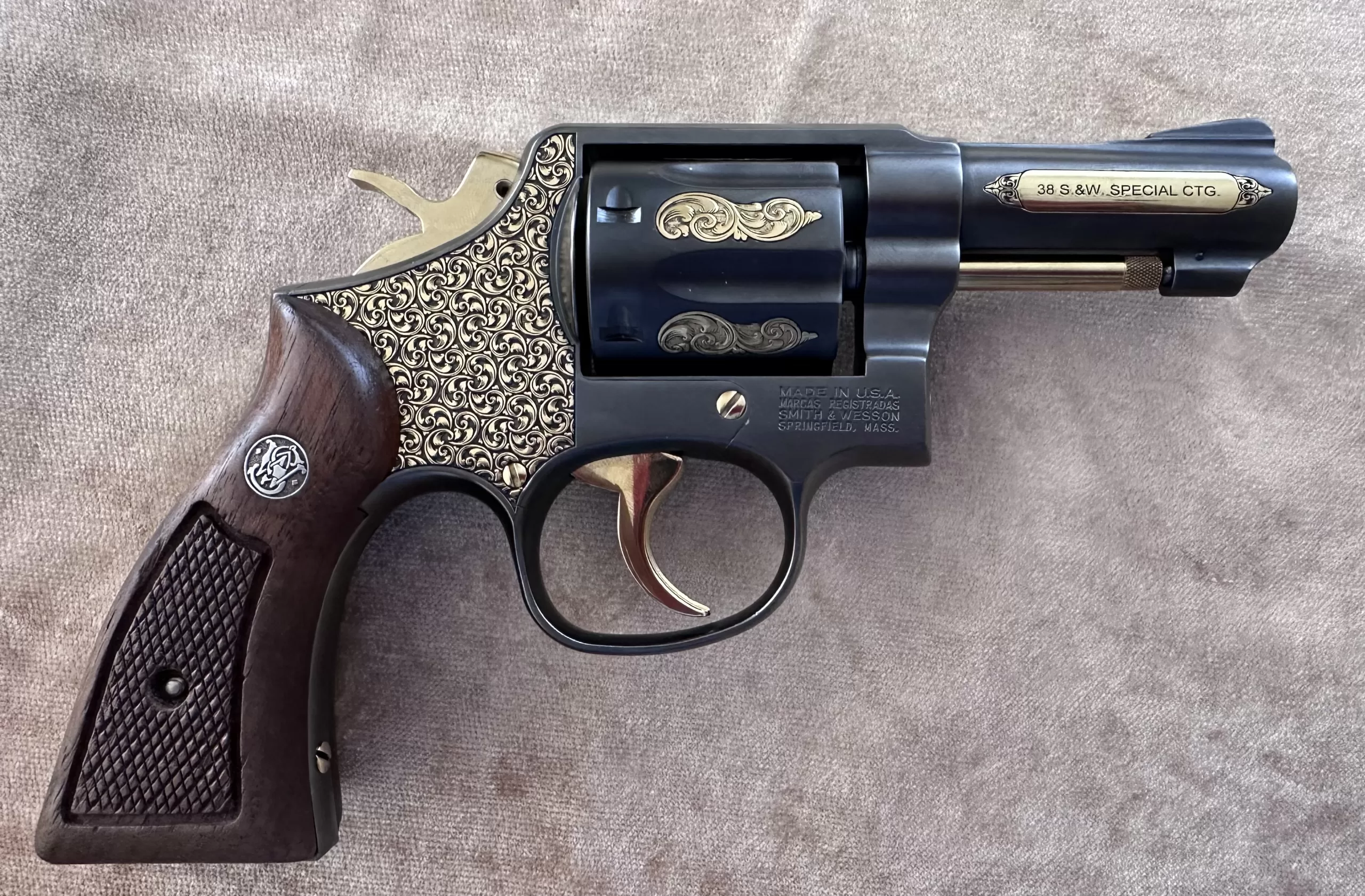 38 Cal Gravür Işlemeli