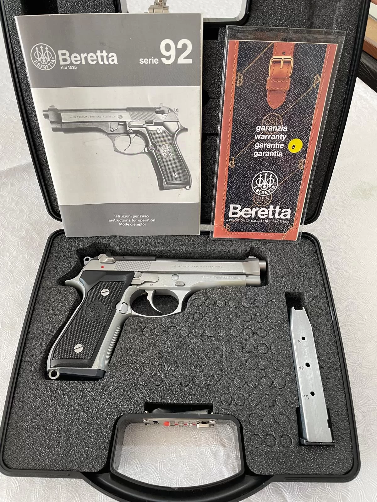 Yargı Mensubunun Koleksiyonundan Beretta 92 Fs İnox Modeli