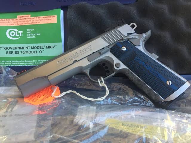 Colt Gold Cup Trophy 9x19