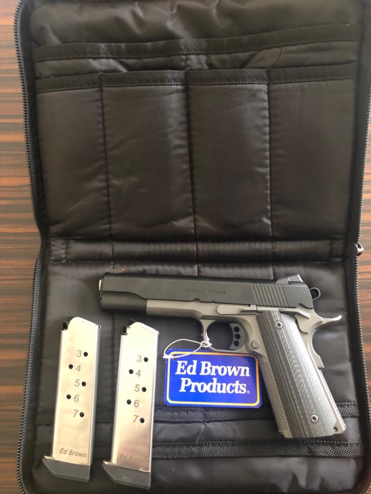 Ed Brown Special Forces Carbon Fiber Grips 45 Acp