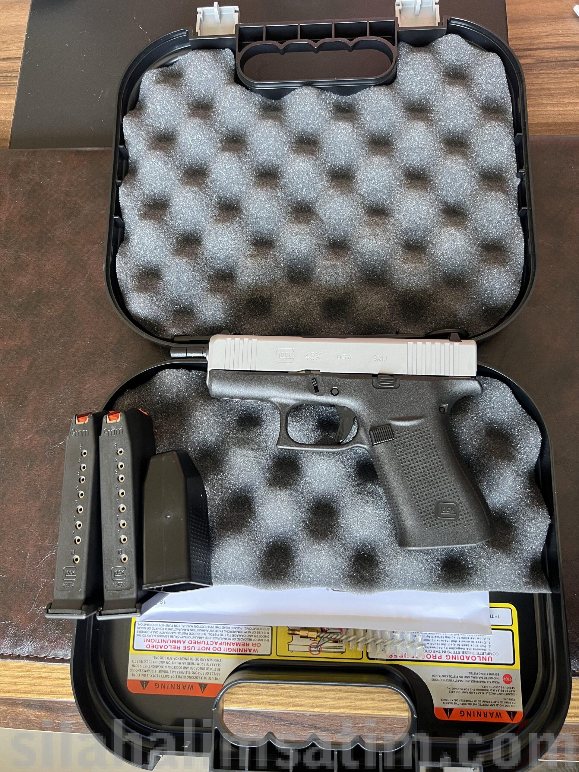 Glock 43 X SİLVER SLİDE