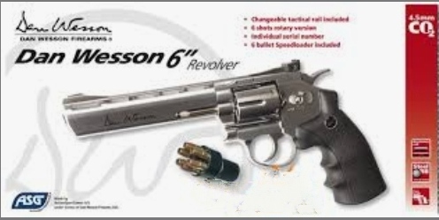 Asg Dan Wesson 6 revolver 4.5 mm  co2