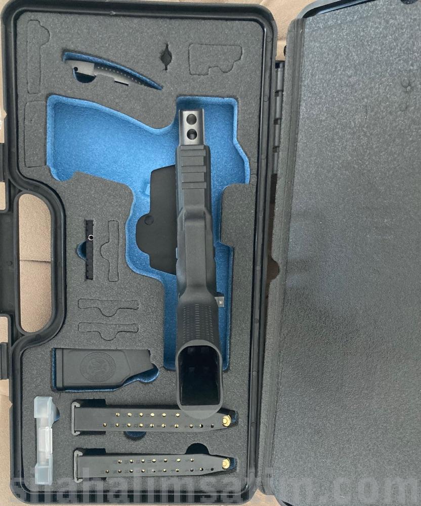 Memurdan sıfır hiç atış yapılmamış silah üstündeki yapıştırmalar dai sökülmemiş kutu çantası hazır canik TP9 SFX