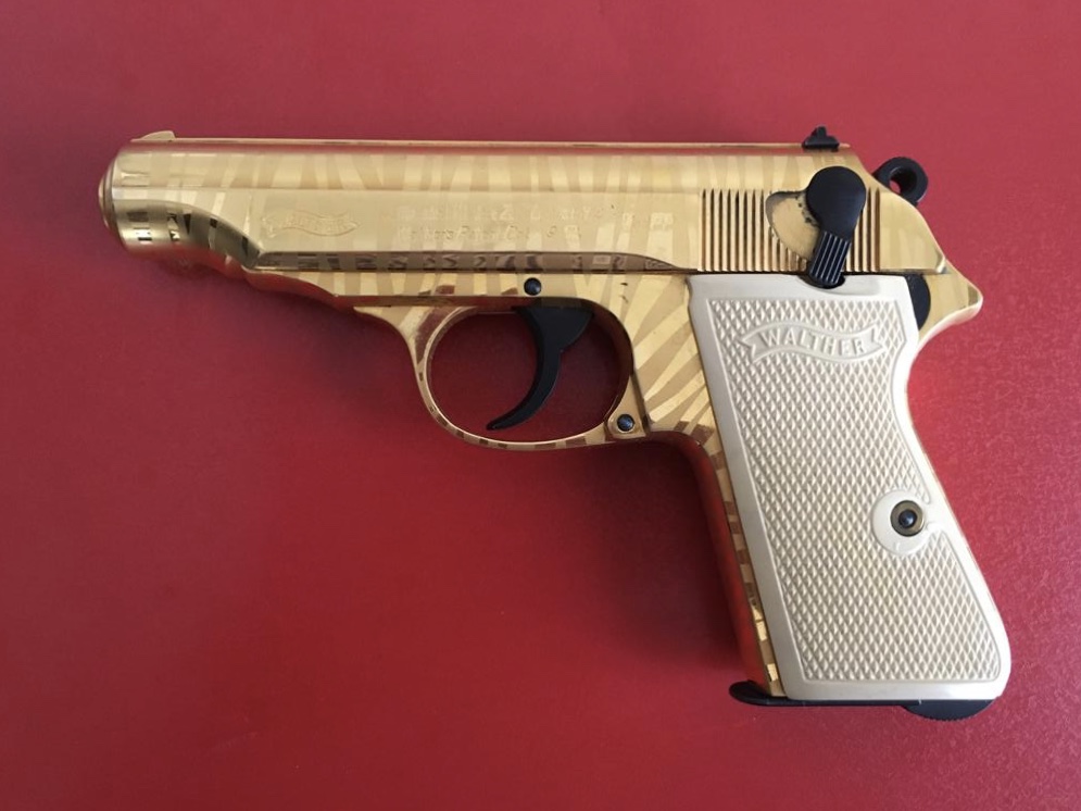 Walther Zella-Mehlis(Thür) 9mm Altın Kaplama