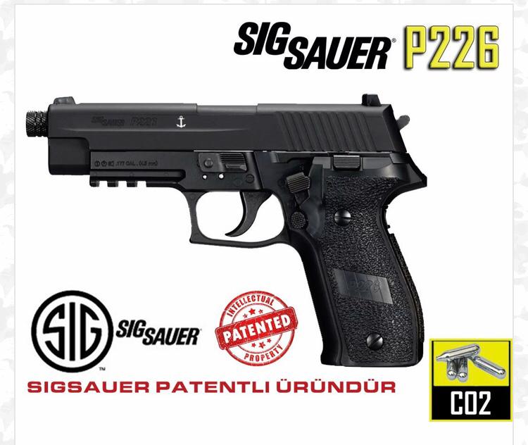 Sig Sauer P226 Kumbeji Havalı Tabanca 4.5 MM CO2