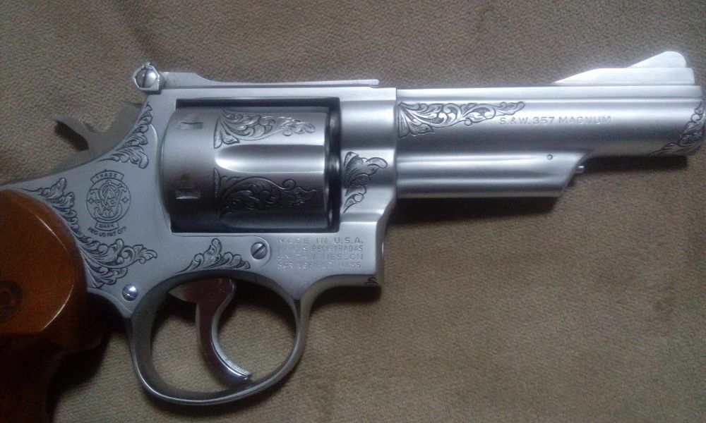Smith Wesson 357 Mağnum 4" inç Toplu Tabanca