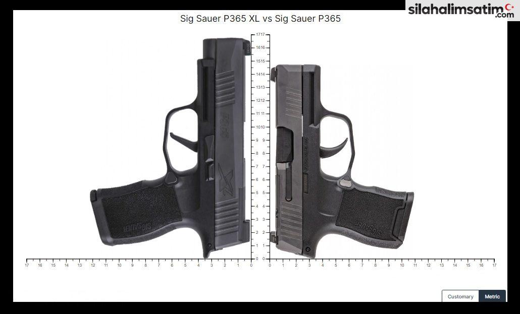 Sig Sauer P365 XL 9 mm silah MS (Manual Safety - Emniyetli modeli) (12+1)