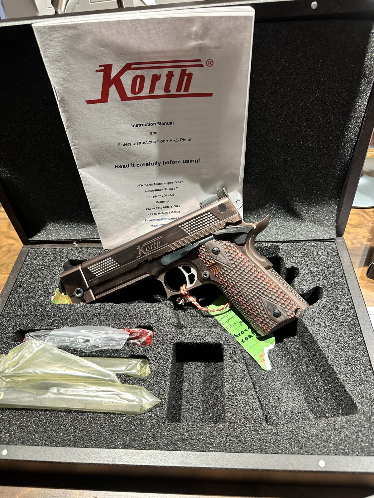 KORTH PRS SINCH 45 ACP