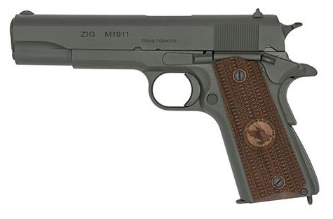 Sıfır ayarında Tisaş Zig M1911 45 ACP