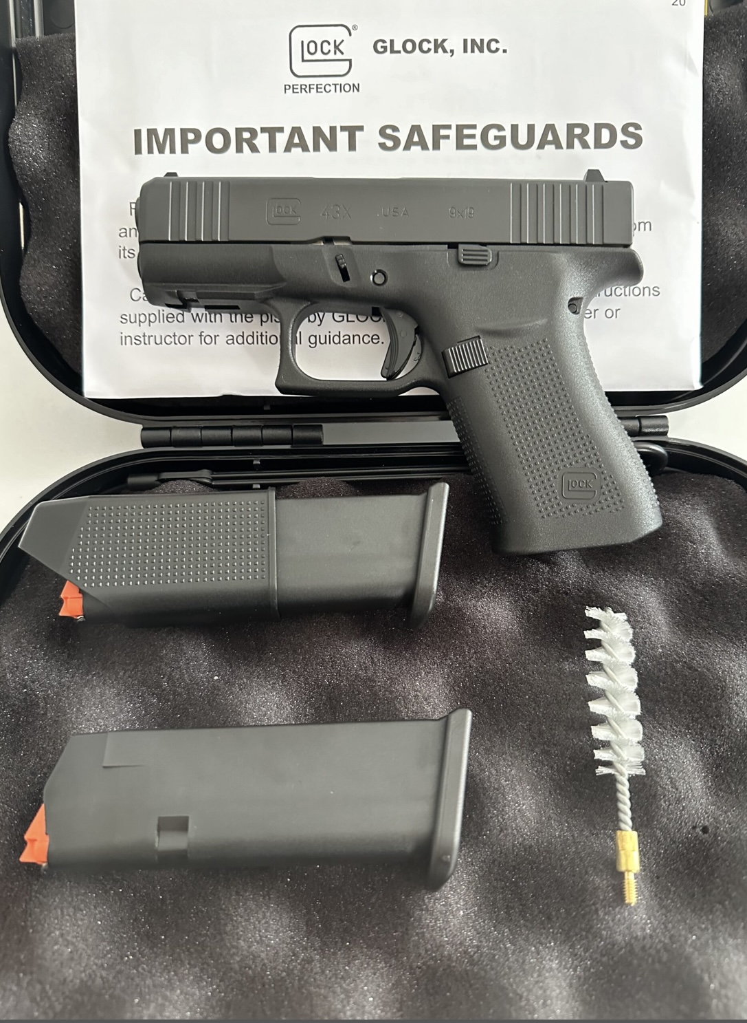 MEMURDAN SIFIR HİÇ KULLANILMAMIŞ GLOCK 43x