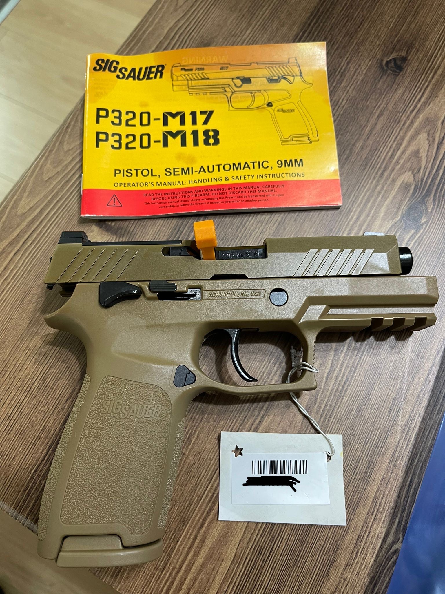 T.C. SERİLİ SİGSAUER P320 M18