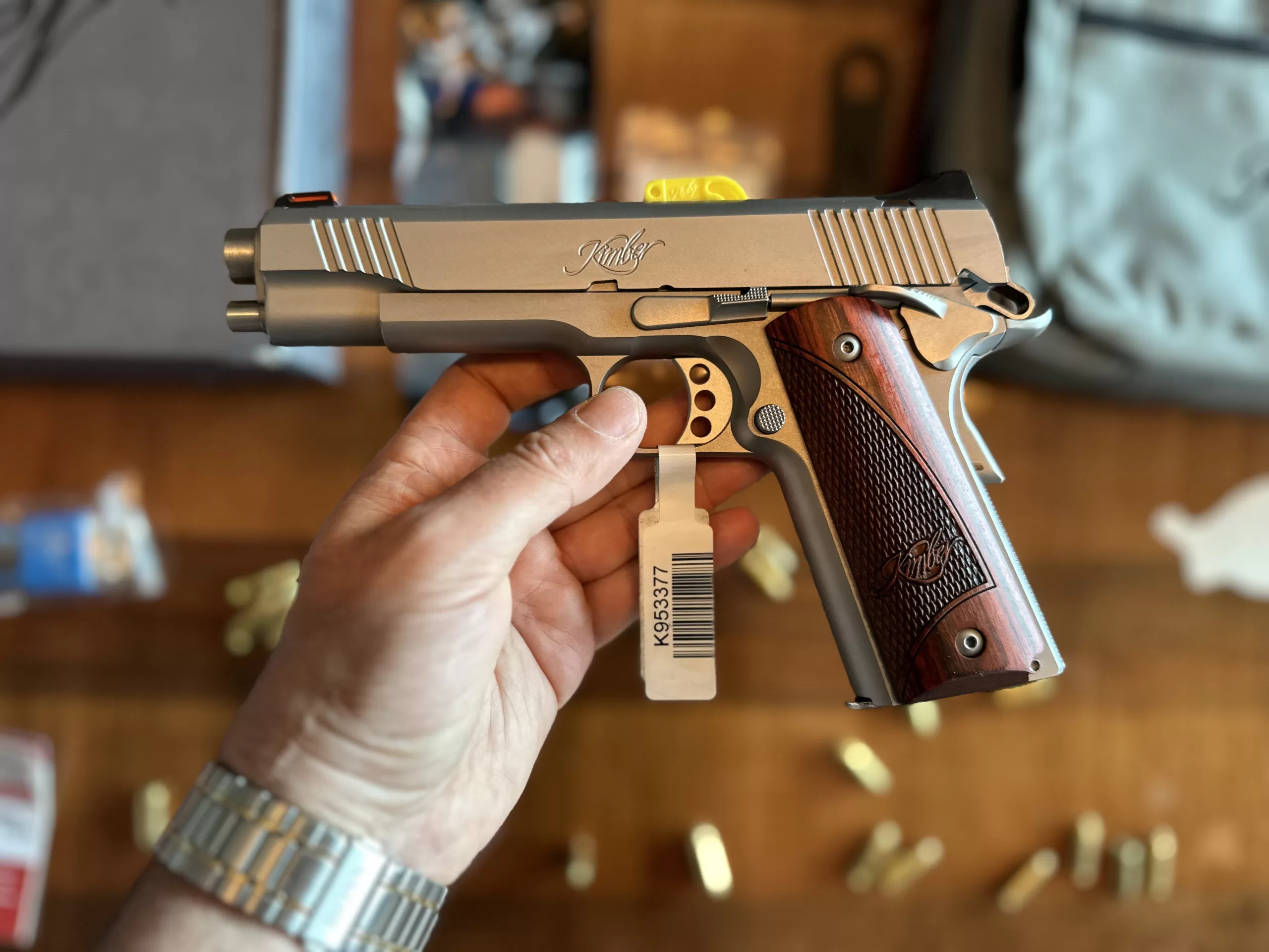 KIMBER 1911 STAINLESS II 5,25 İNCH 45 ACP KUTUSUNDA VE TÜM AKSESUARLARI İLE