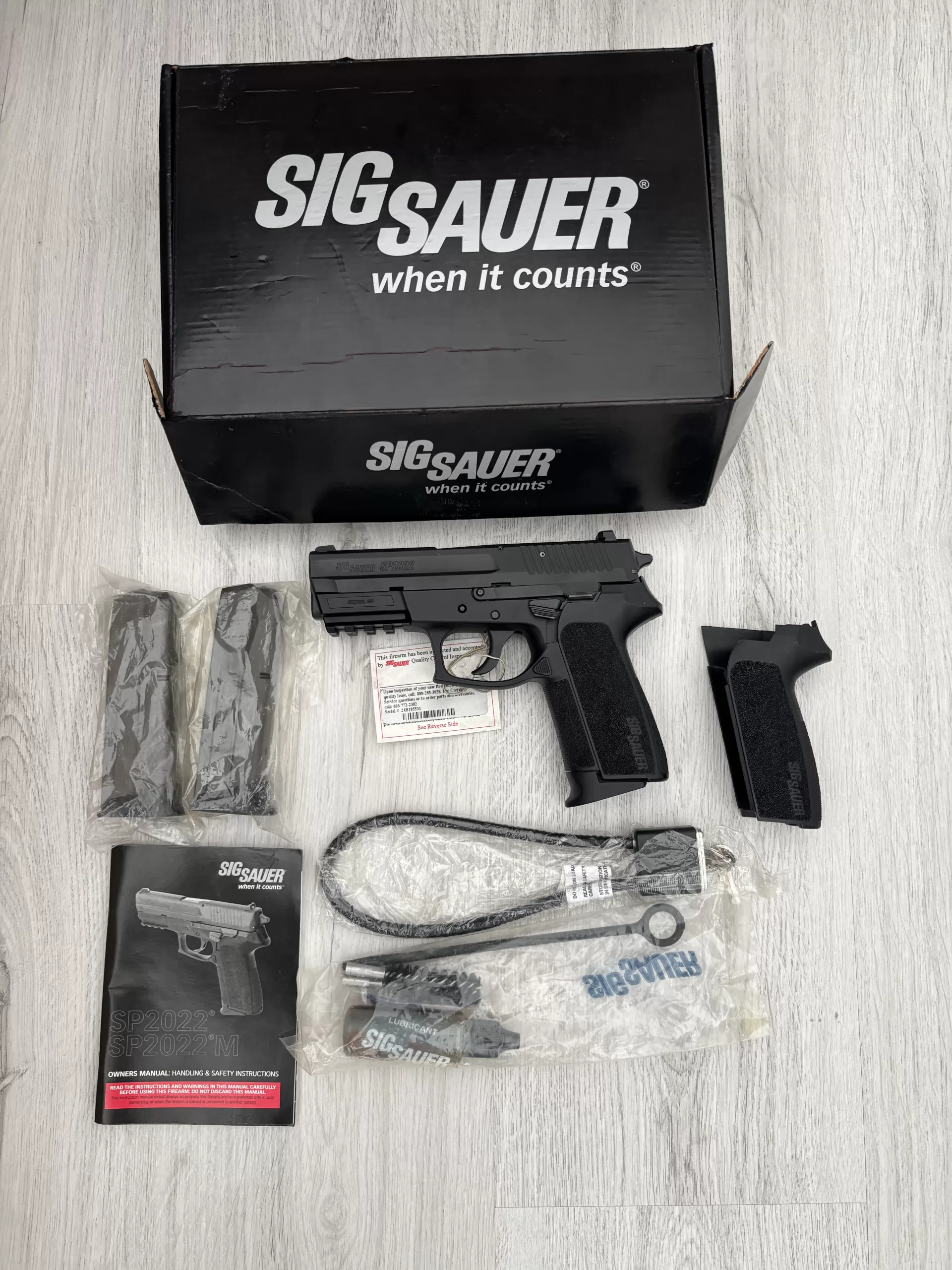 Sigsauer Sıfır ayarında Kutulu