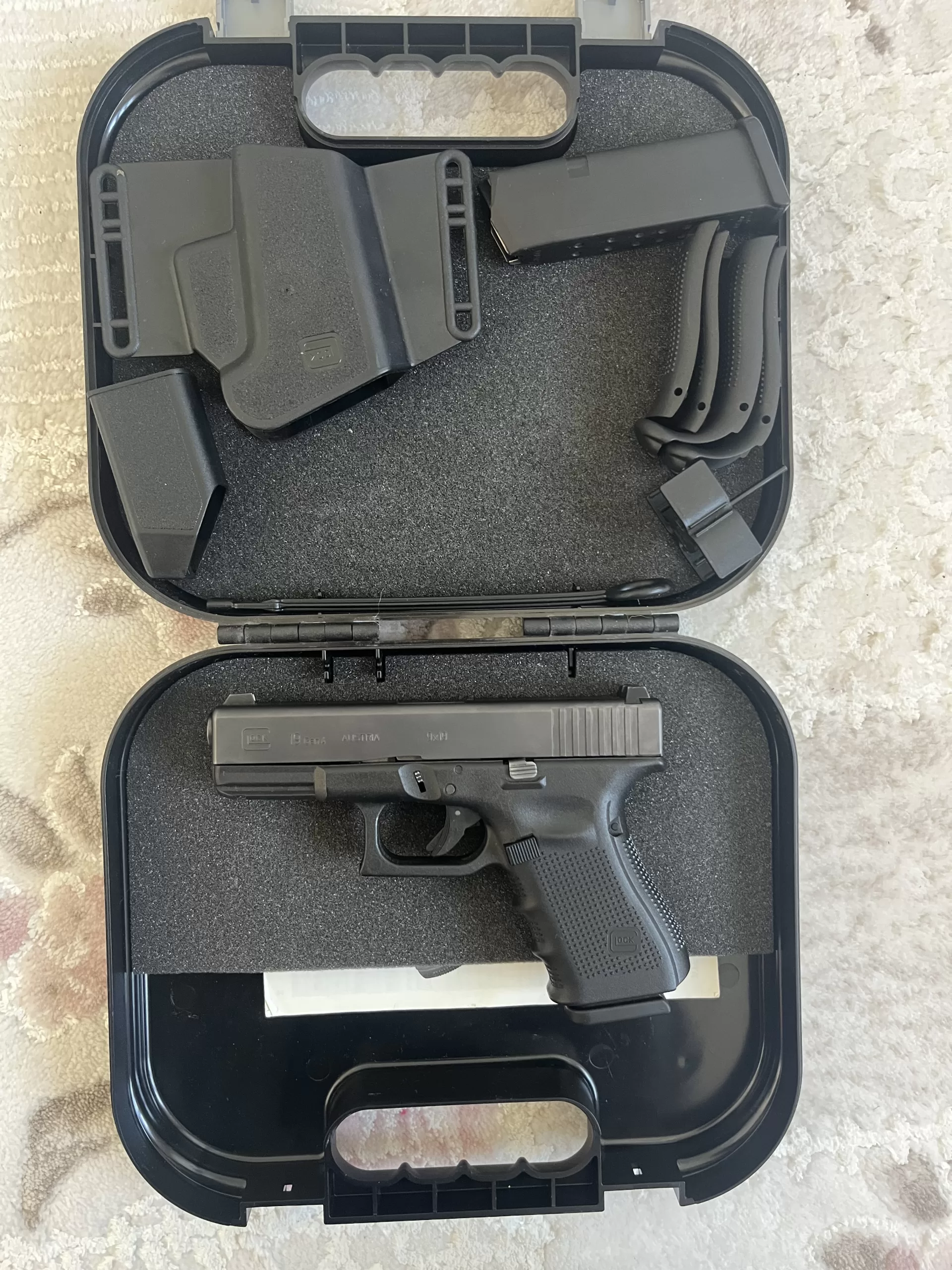 Jandarma personelinden Temiz silah (Glock 19 G4