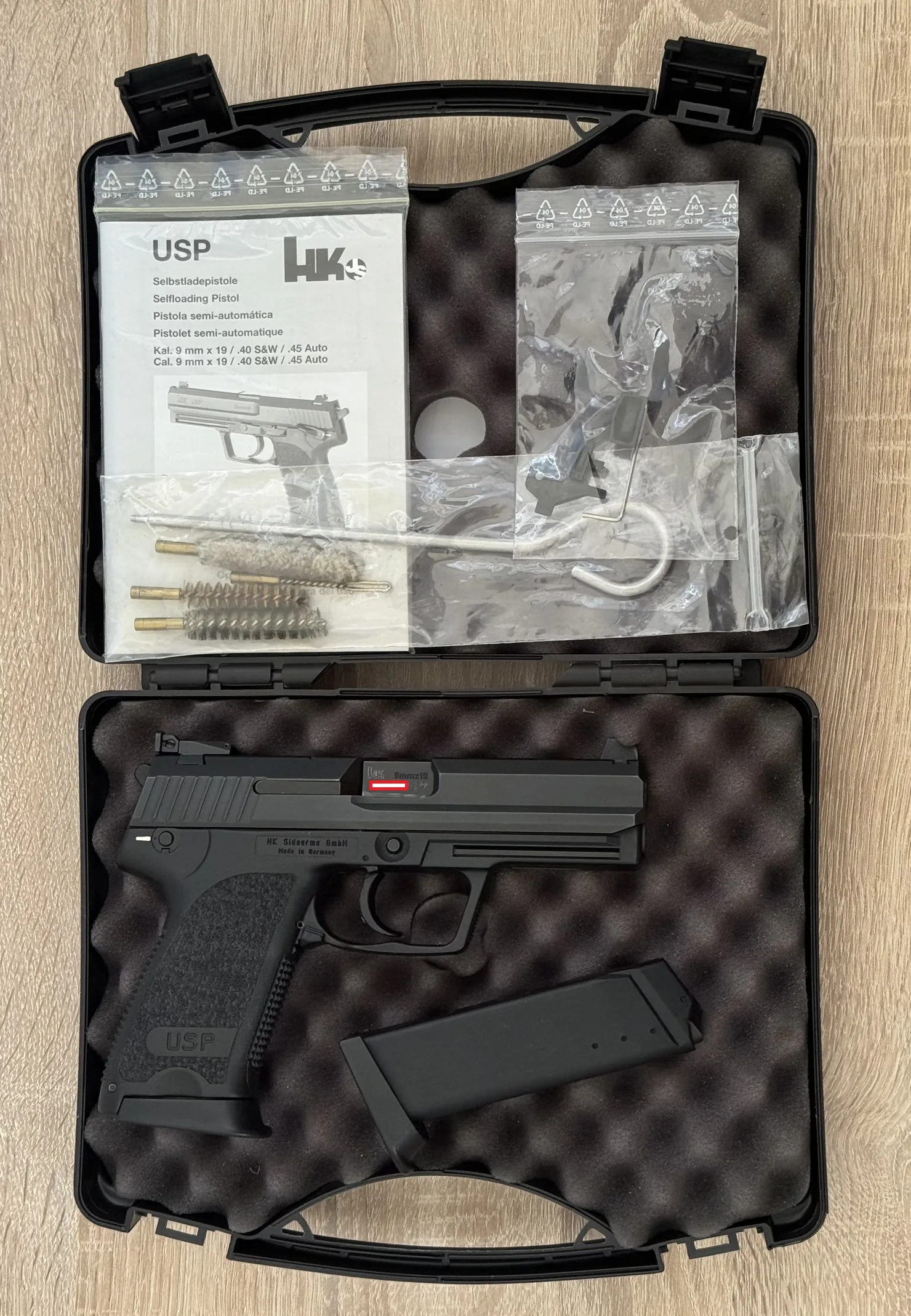 hekler & koch usp 9 mm x 19 custom sport